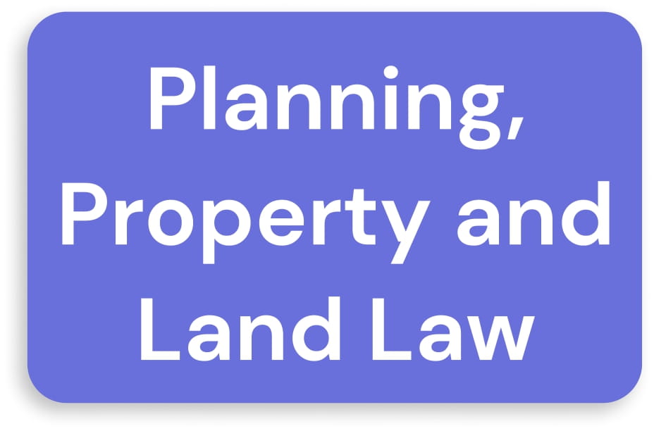 planning, property & land law